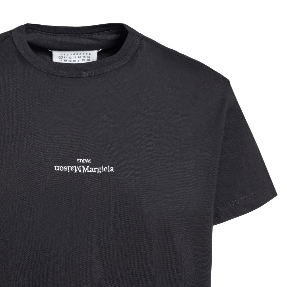 Maison Margiela Sweatshirt With Upside Down Logo Embroidery In