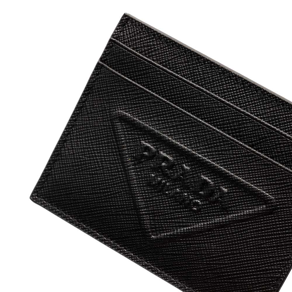 Shop PRADA 2022-23FW PRADA Saffiano Leather Card Holder by