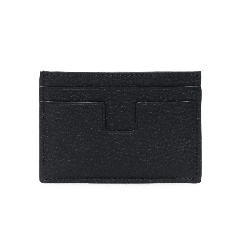 Card holder with gold logo print Tom Ford | Ratti Boutique