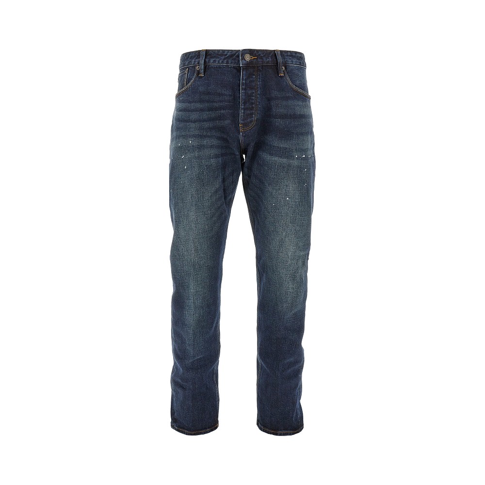 J75 Slim-fit, washed stretch-denim jeans