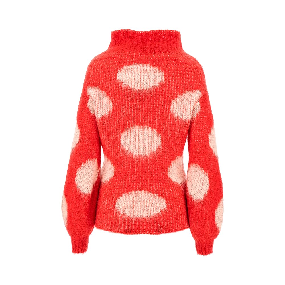 Polka-dot mohair-blend sweater Marni | Ratti Boutique