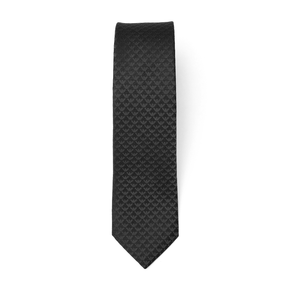 Tie with logo pattern Emporio Armani | Ratti Boutique