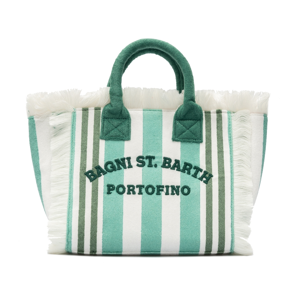 MC2 Saint Barth Vanity Canvas Shoulder Bag with and Paris Print