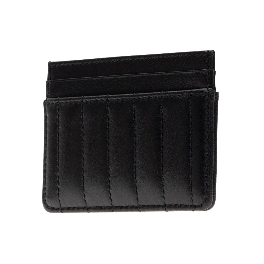 Burberry Black Leather Card Holder - 8069729 A1189 BLACK