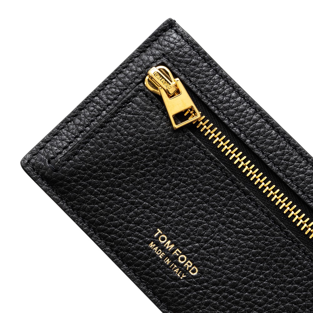Card holder with zip pocket Tom Ford | Ratti Boutique