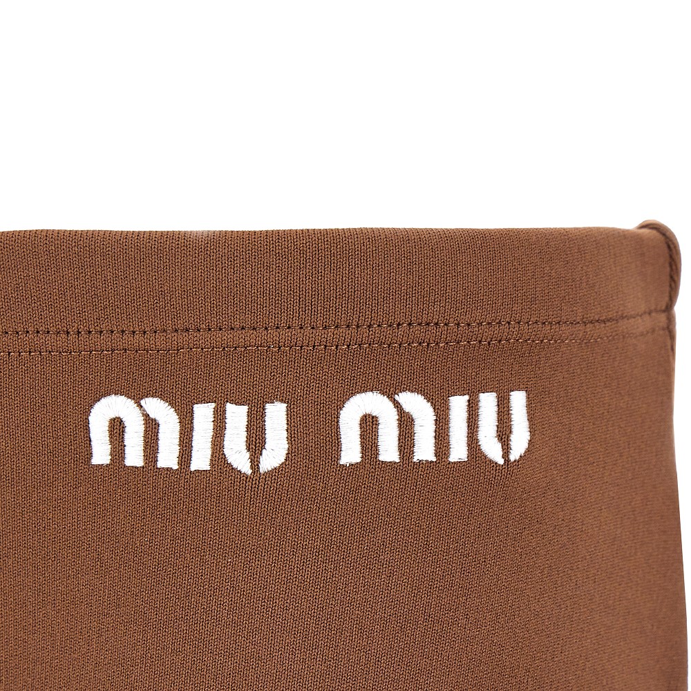 Shop MiuMiu 2023-24FW Cashmere Logo Underwear